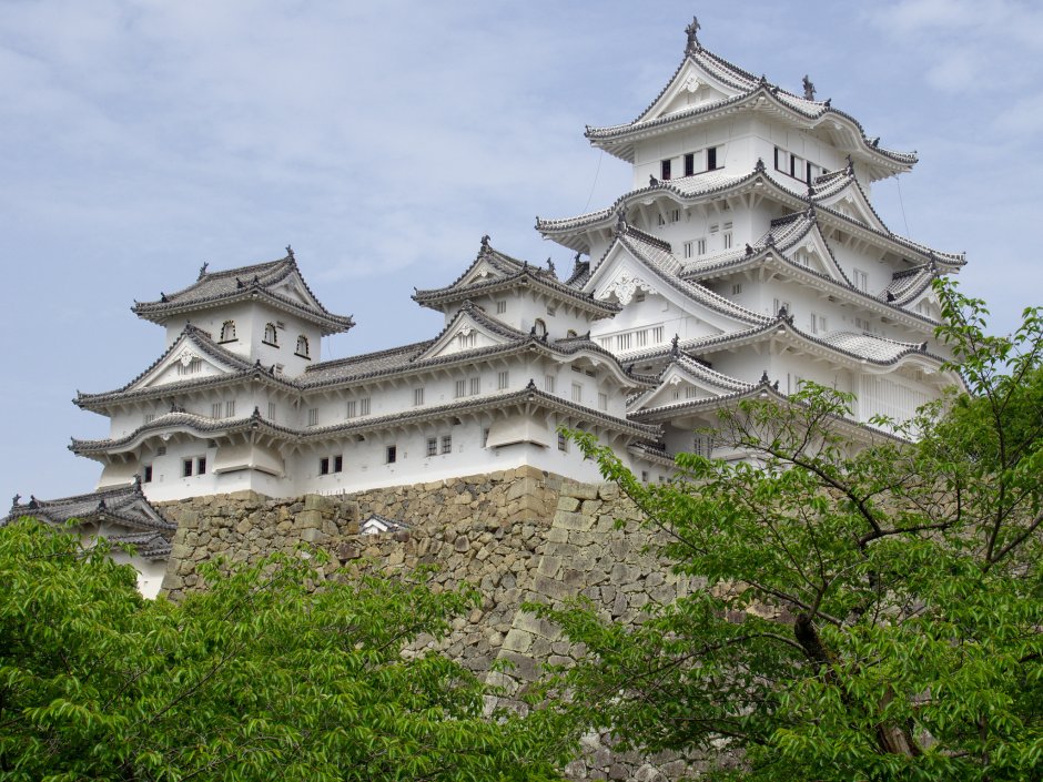 Замок Химэдзи в Японии лабиринты