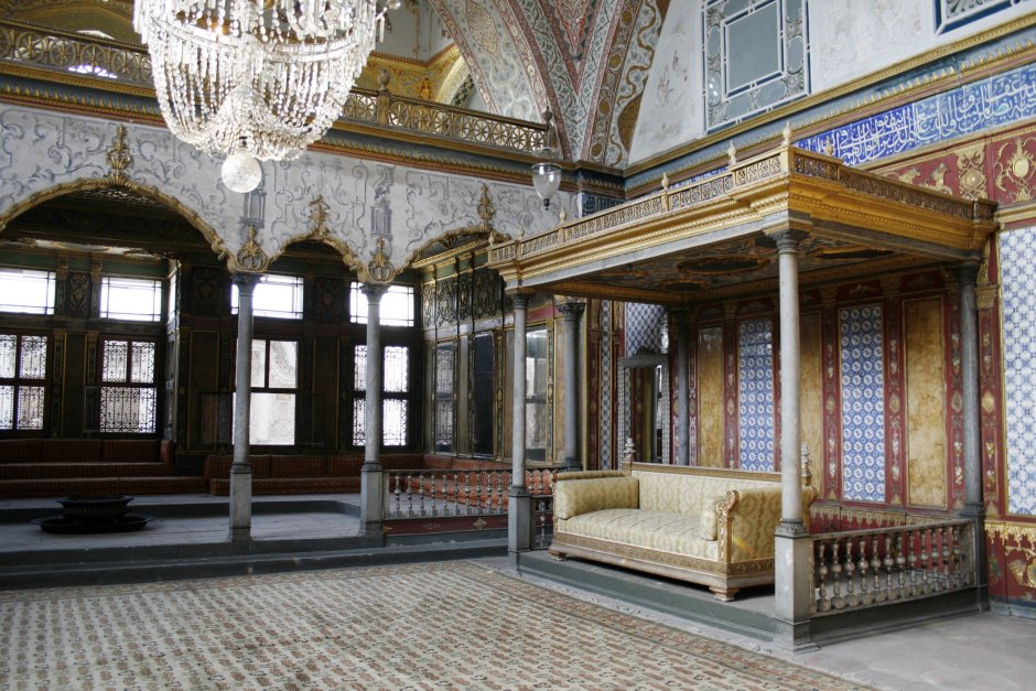 Дворец Топкапы трон Султана