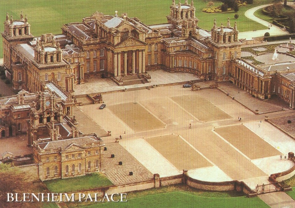Бленхеймский дворец Англия план