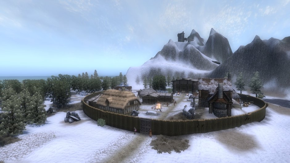Поселение викингов Valheim