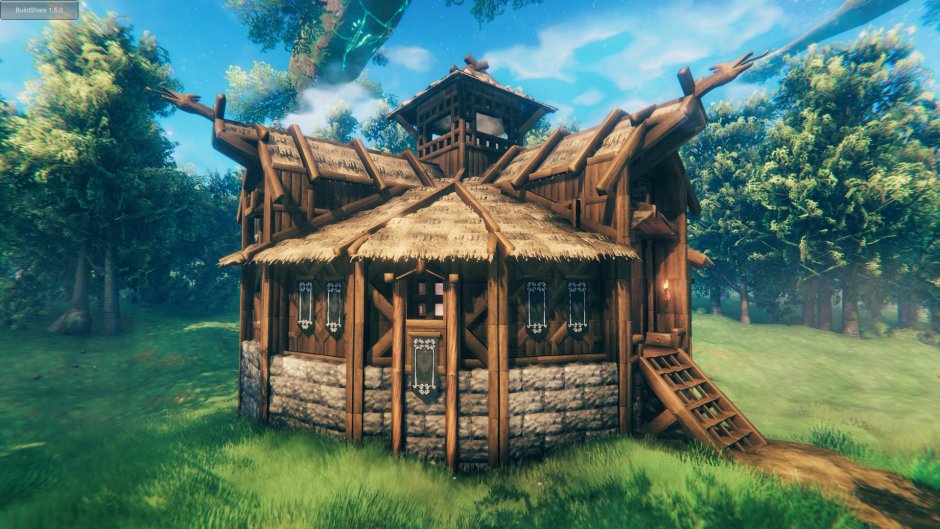 Дом викингов Valheim