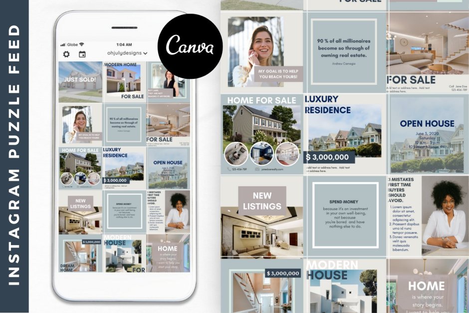 Instagram Template Interior