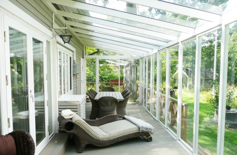 Остекление веранды Слайдорс