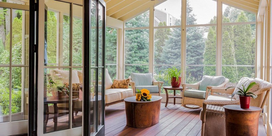 Палаццо остекление террасы