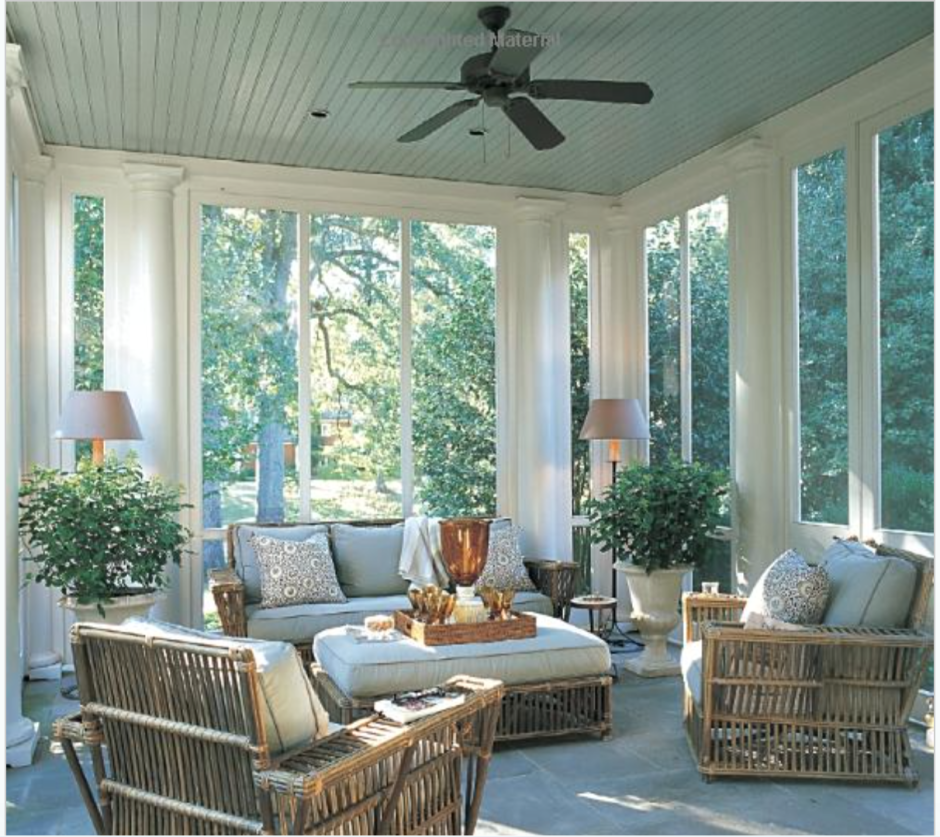 Веранда ночью