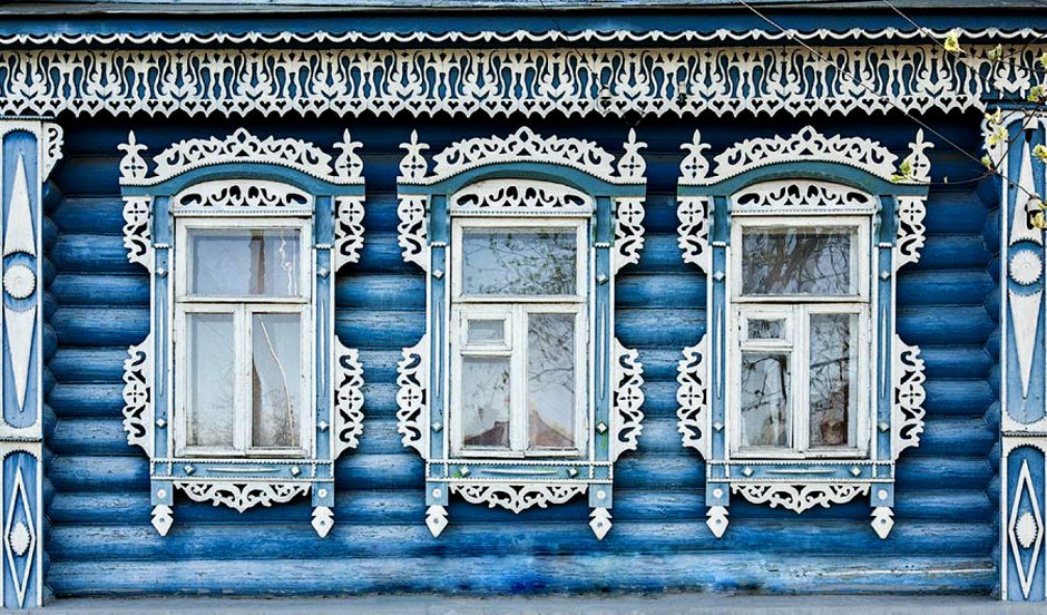 Резные наличники Суздаль