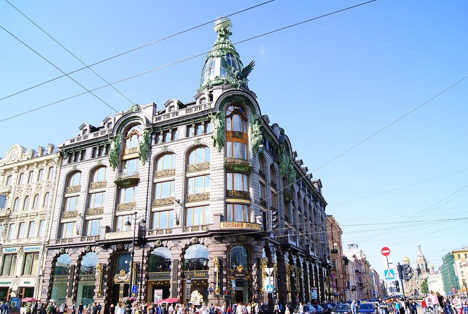 Дом Зингера в Санкт-Петербурге фасад