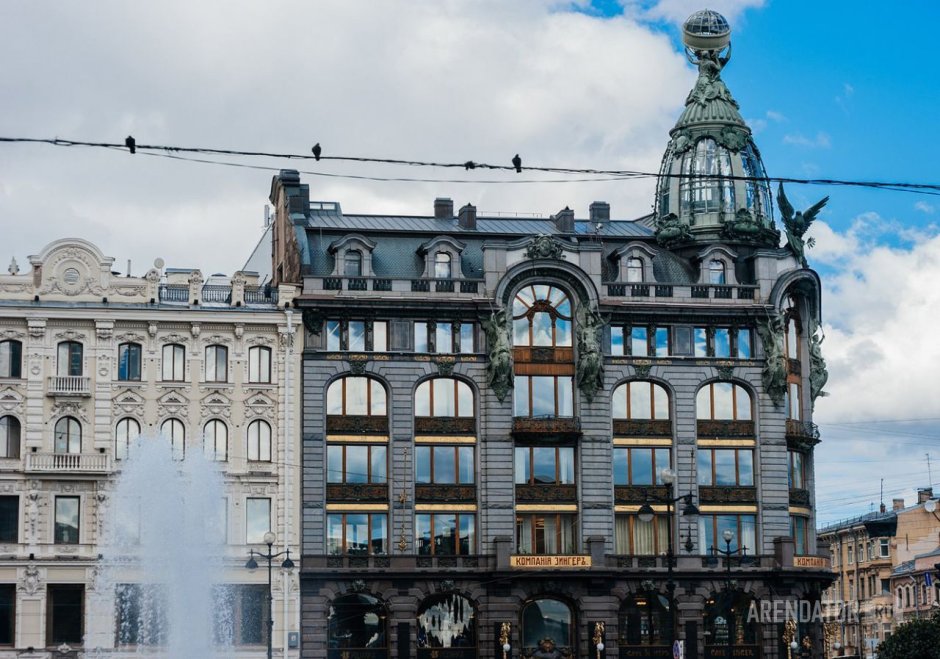 Скетч акварель Санкт-Петербург