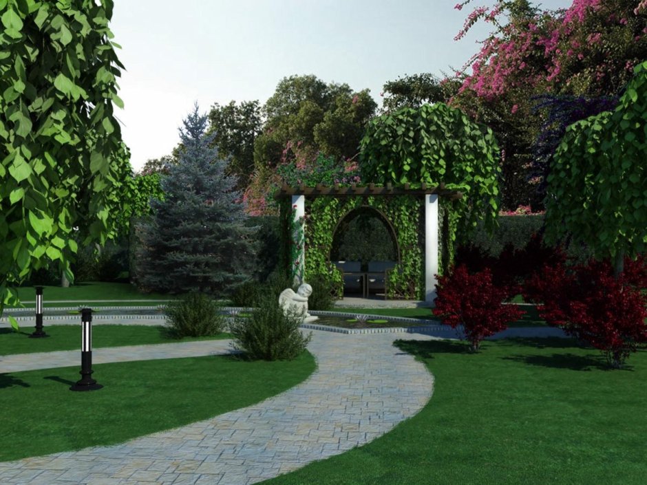 Садовая арка giardino