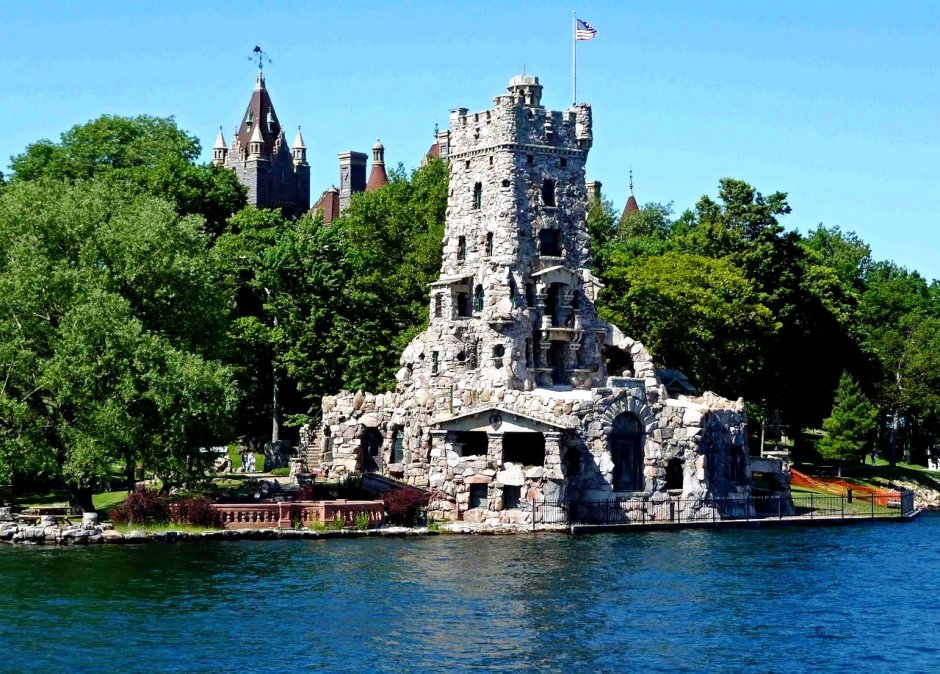 Замок 🏰 банермона на острове Полепел Нью-Йорк
