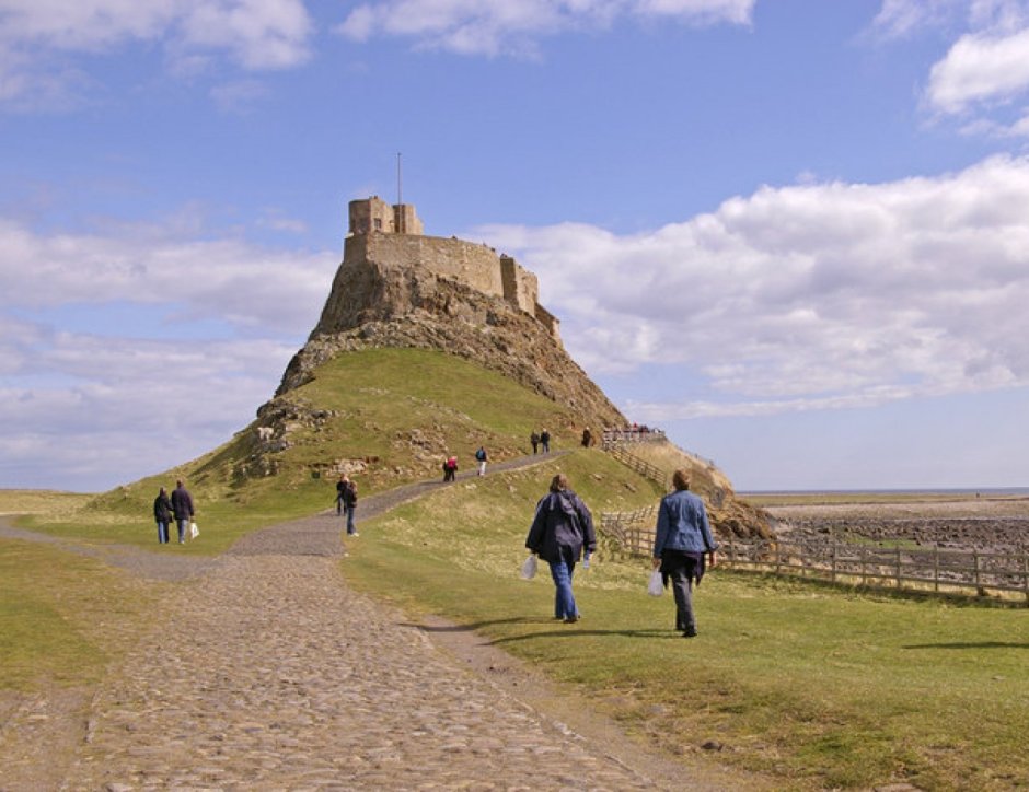 Lindisfarne Castle. Графство Нортумберленд Англия