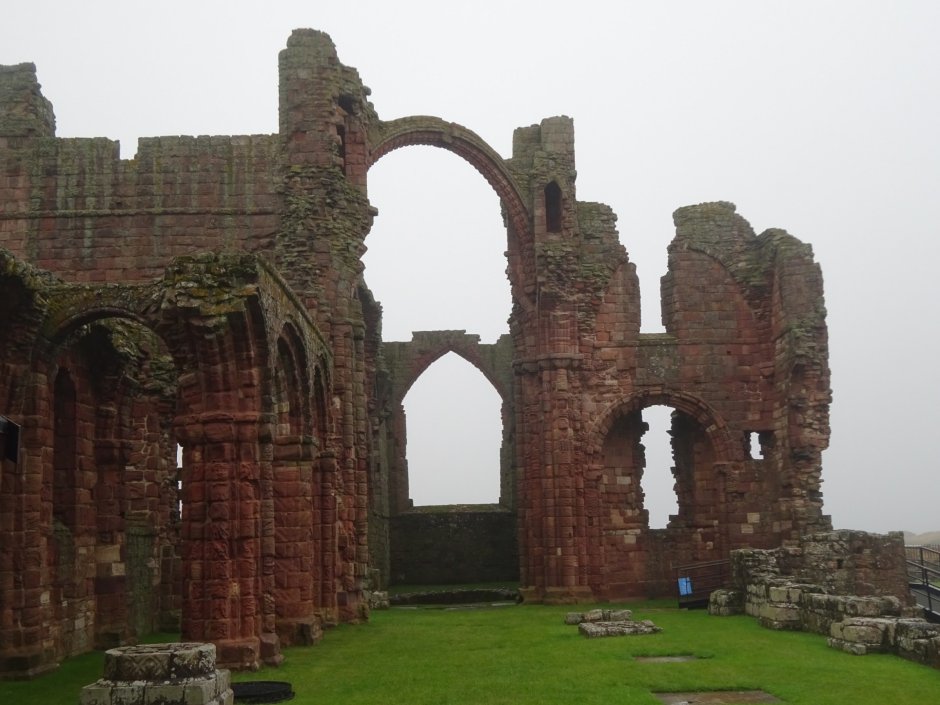 Lindisfarne Castle on Holy Island, Northumberland, England