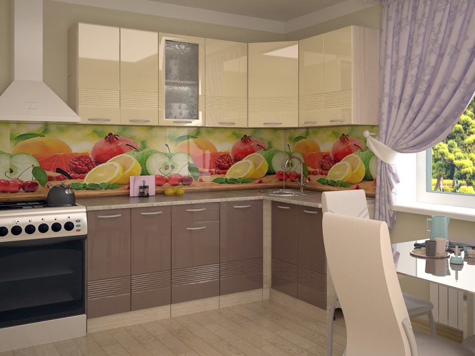 Кухня Амика ваниль