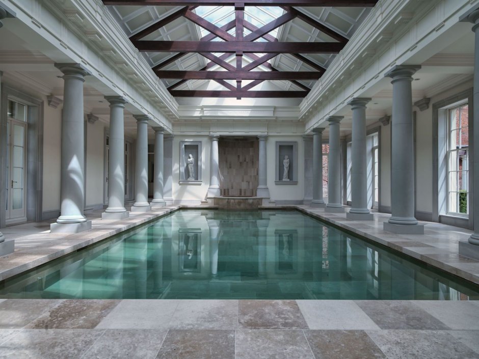 Интерьеры бассейнов в классическом стиле