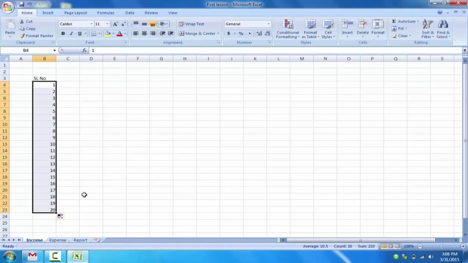 Excel 2016 для Windows Vista