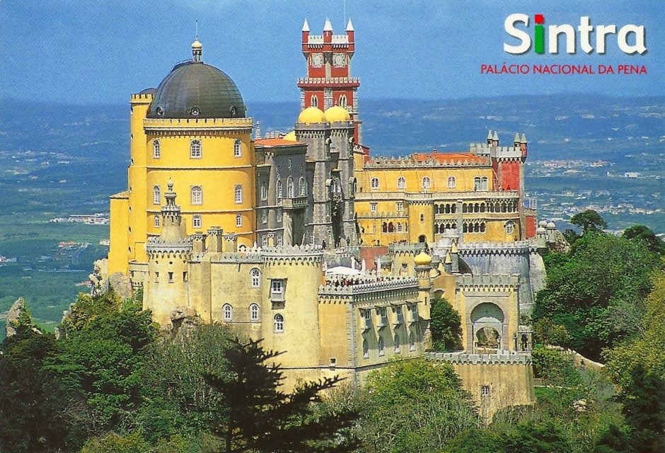 Португалия дворец пена карта