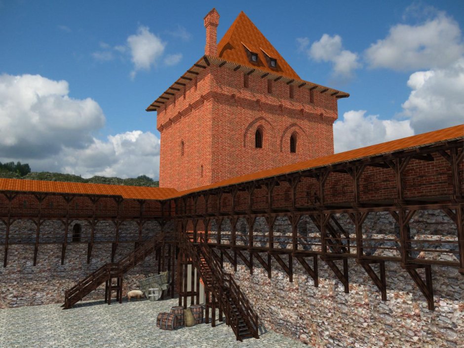 Кревский замок реконструкция