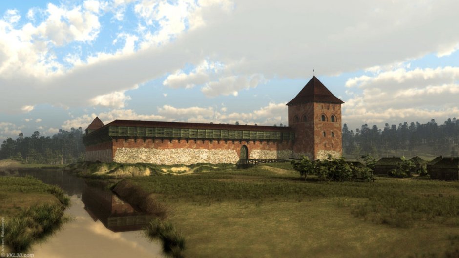 Кревский замок реконструкция