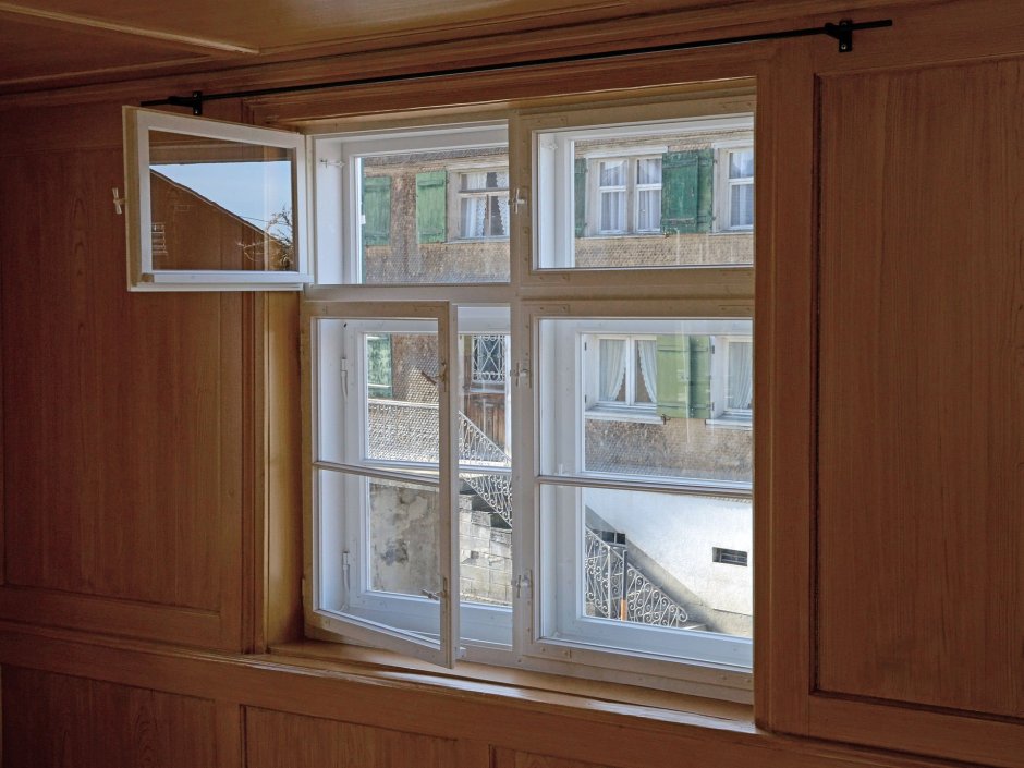 Двухрамные деревянные окна со стеклопакетом