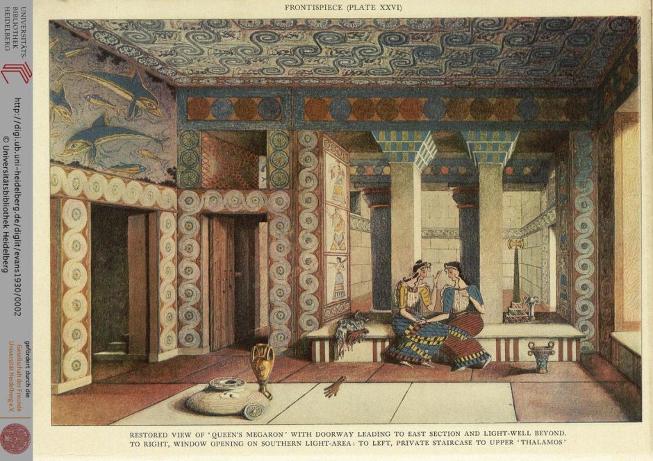Кносский дворец архитектура