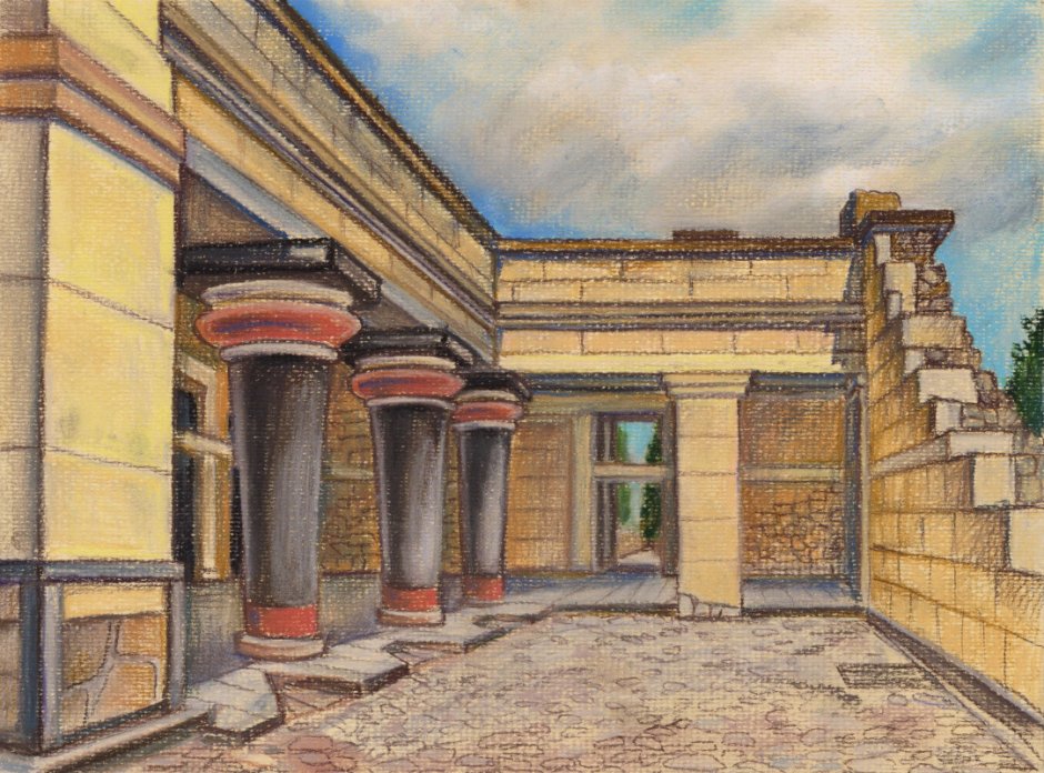 Мегарон Кносский дворец