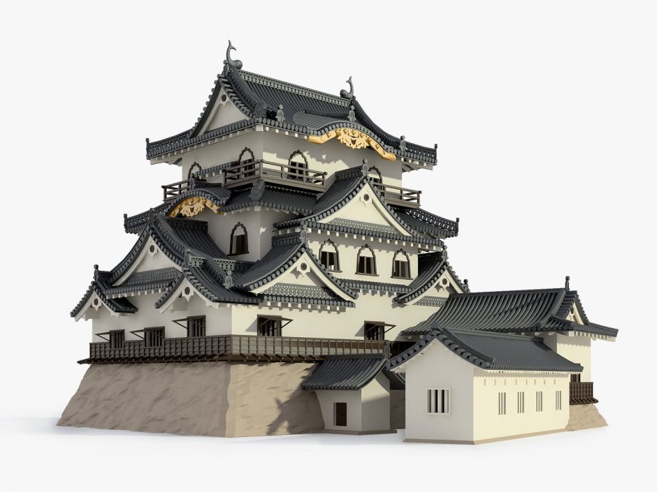 Средневековья крепость Японии