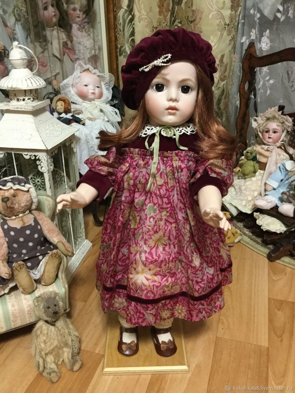 Фарфоровые куклы в кукольный дом