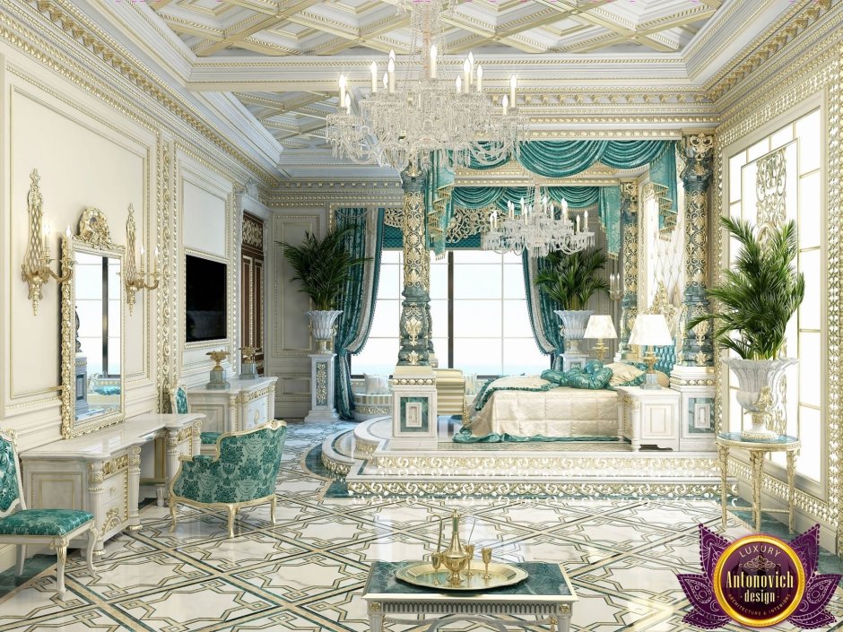 Королевская спальня Luxury Antonovich Design