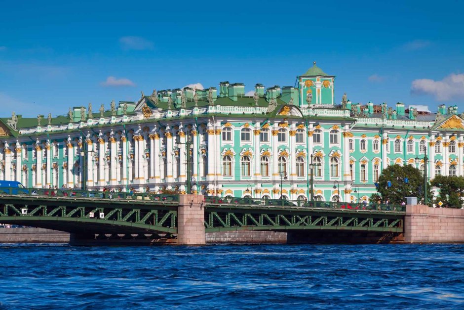 Санкт Петербург Дворцовый мост зимний дворец