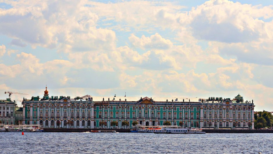 Зимний дворец Санкт-Петербург вид с Невы