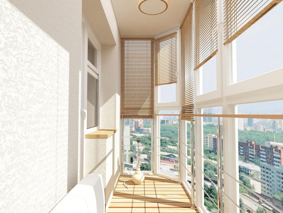 Стеклянные балконы в многоэтажных