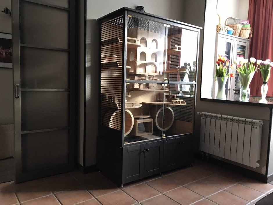 Шкаф-витрина Loft b420