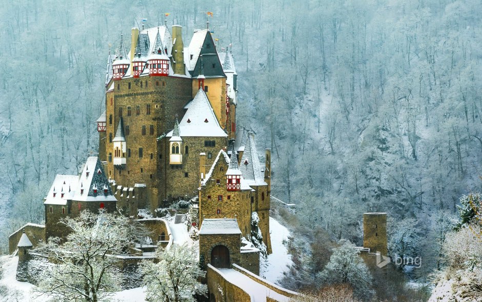 Германия замок замок Эльц