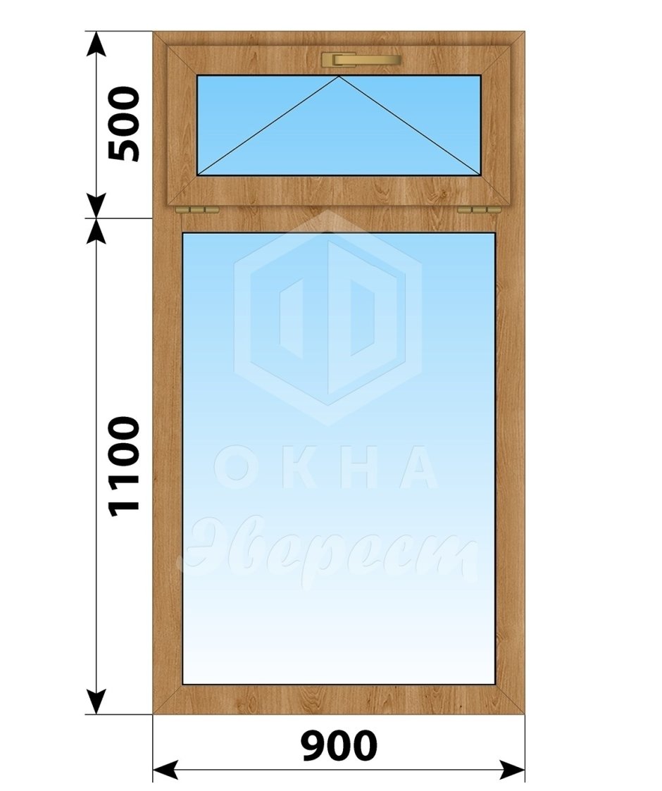 Окно-фрамуга Rehau