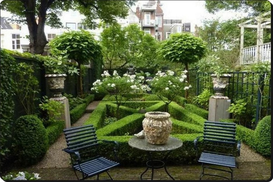 Голландский сад ландшафт