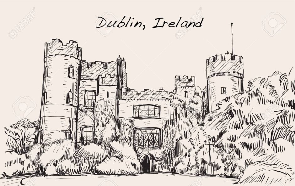 Замок Мэлахайд Ирландия