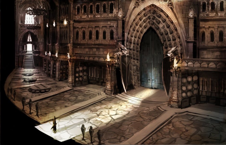 Stronghold замок арт