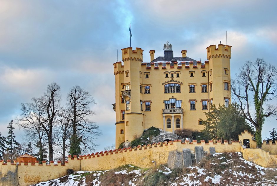Замок Хоэншвангау Бавария внутри
