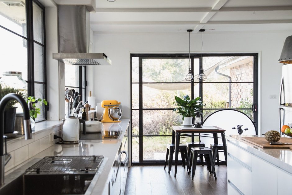 Slide Doors Kitchen