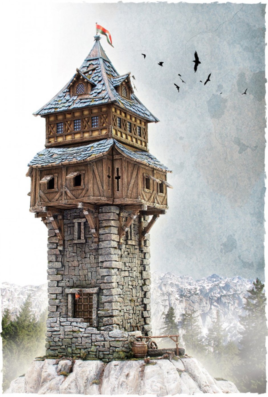 Сторожевые башни средневековья