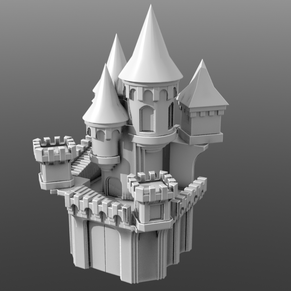 3d модель Castle