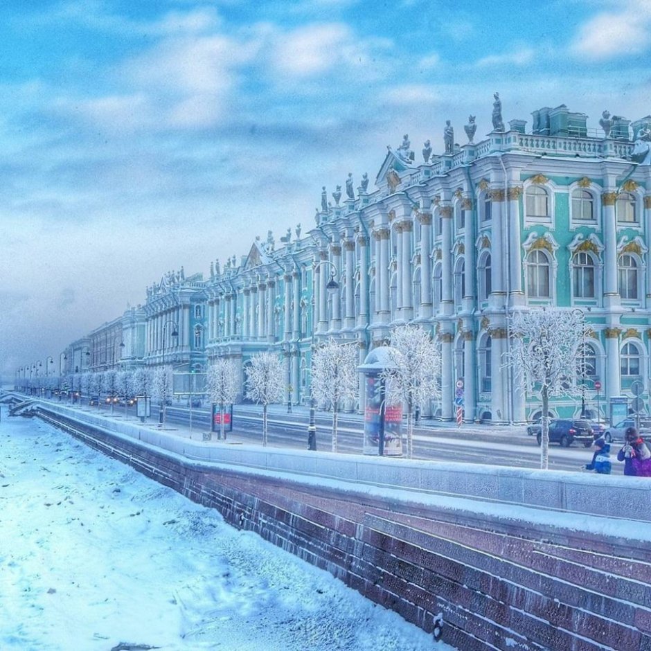 Зимний дворец метель