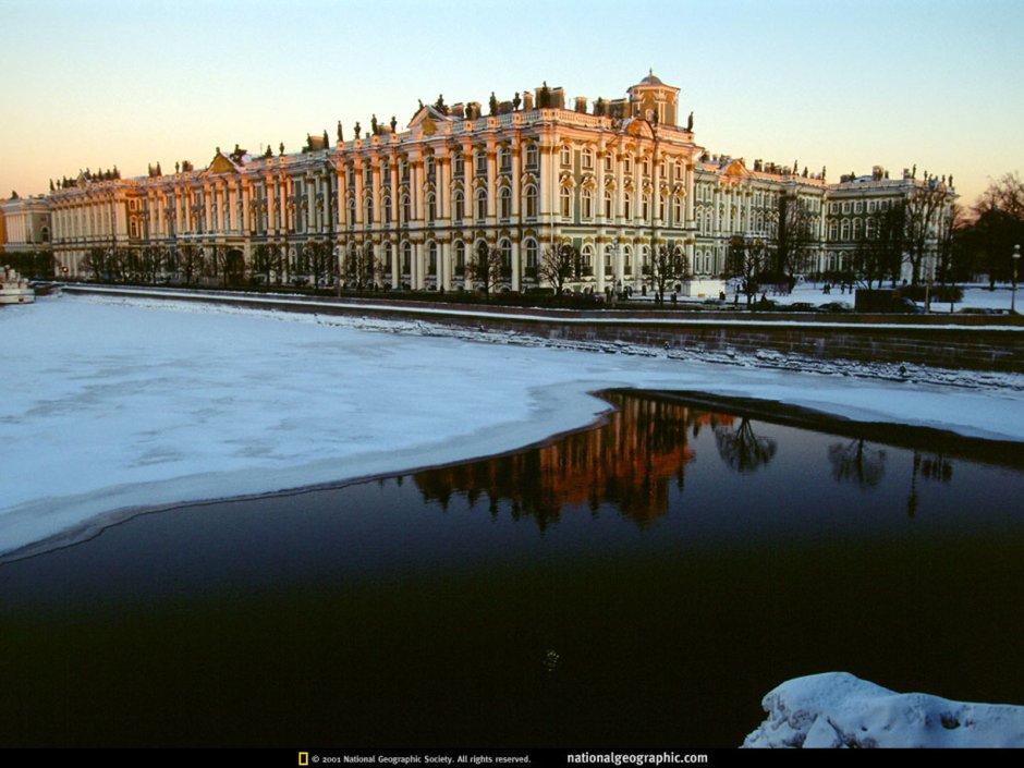 Зимний дворец зимой