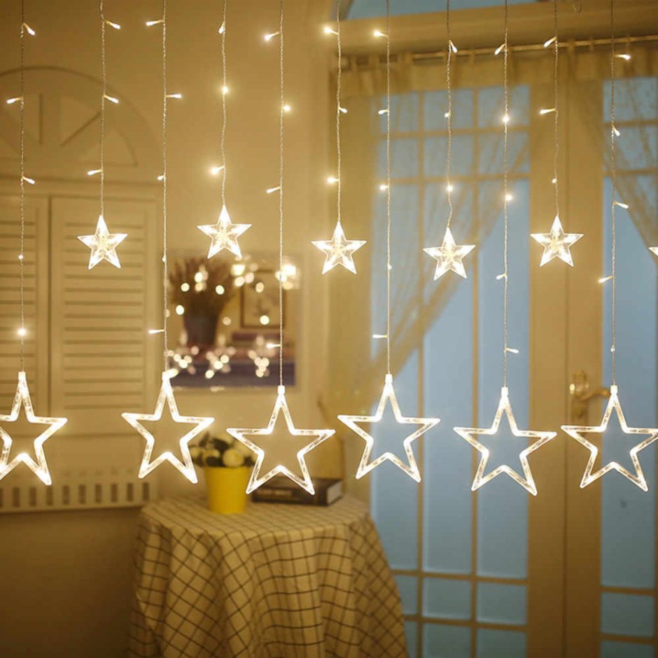 Curtain Lights ламповая гирлянда занавес