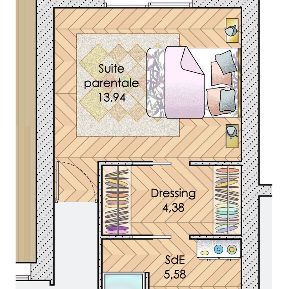 Master Bedroom планировки