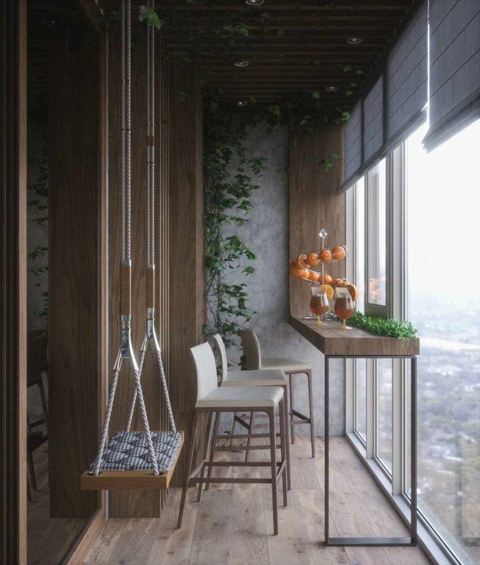Балкон в стиле неоклассики