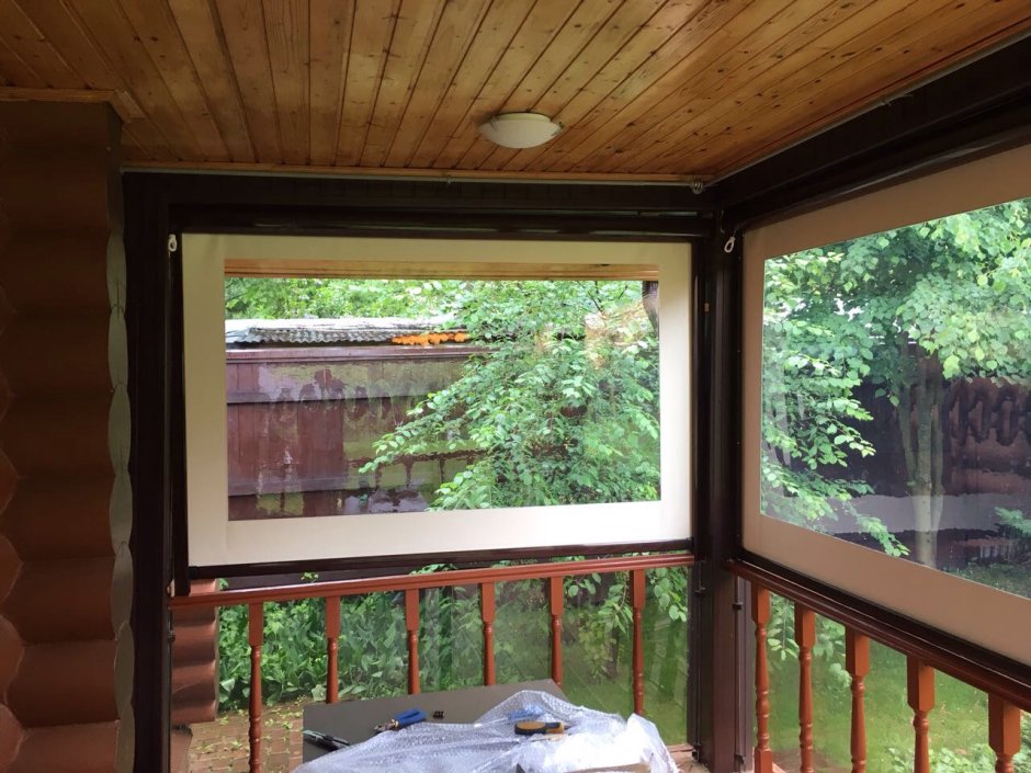 Гибкие окна для балкона