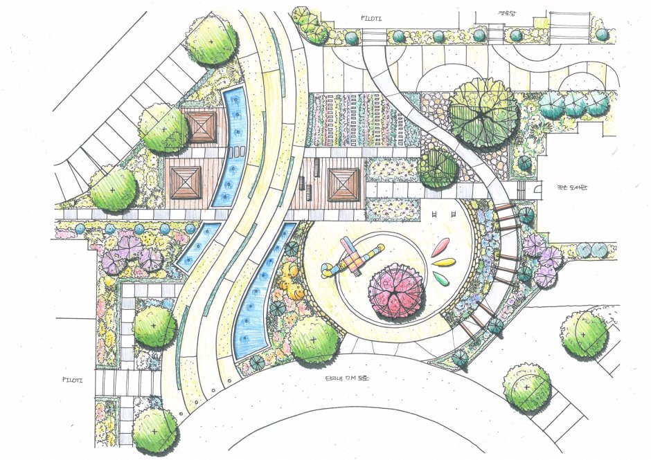 Landscape Design генплан