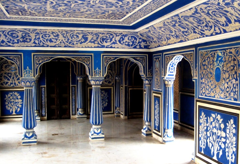 Дворец Махараджи трофейный зал