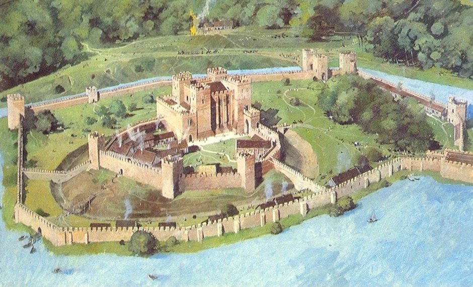 Замок 13 века Англия